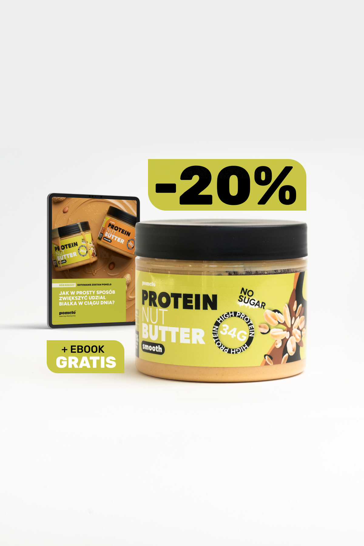 PROTEINOWE MASŁO ORZECHOWE - POMELO