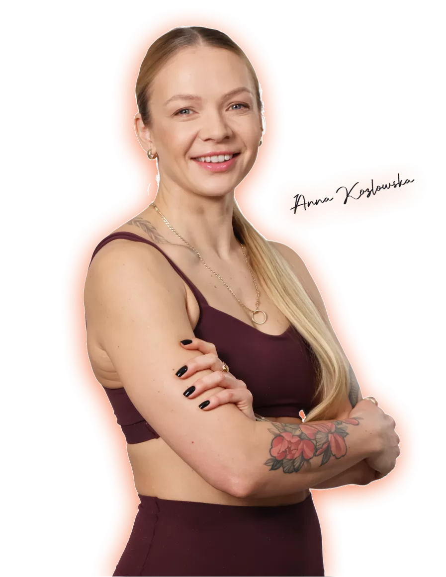 Anna Kozłowska — trenerka (ze zbudowanym podpisem)
